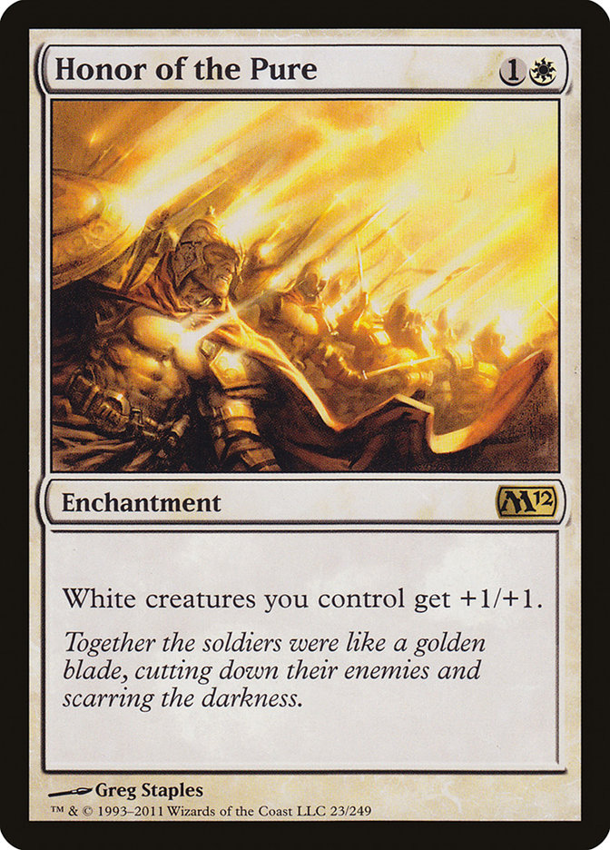 Honor of the Pure [Magic 2012] | I Want That Stuff Brandon