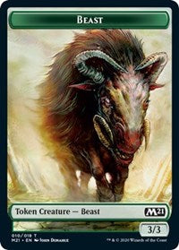 Beast // Griffin Double-Sided Token [Core Set 2021 Tokens] | I Want That Stuff Brandon