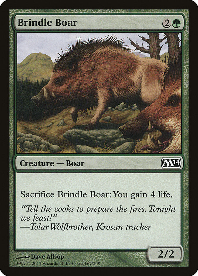 Brindle Boar [Magic 2014] | I Want That Stuff Brandon