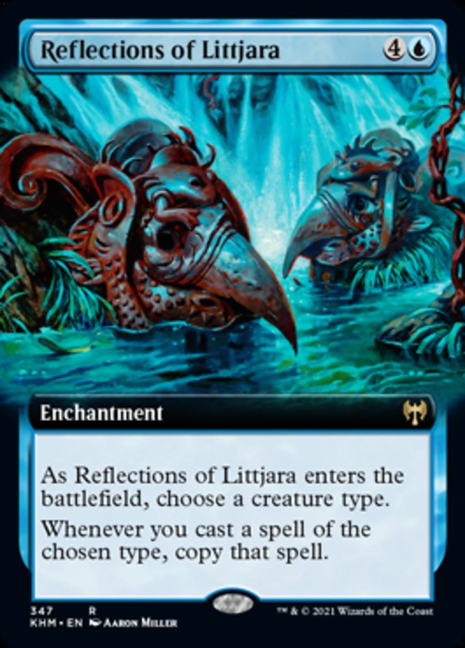 Reflections of Littjara (Extended Art) [Kaldheim] | I Want That Stuff Brandon