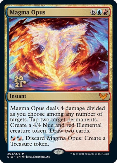 Magma Opus [Strixhaven: School of Mages Prerelease Promos] | I Want That Stuff Brandon