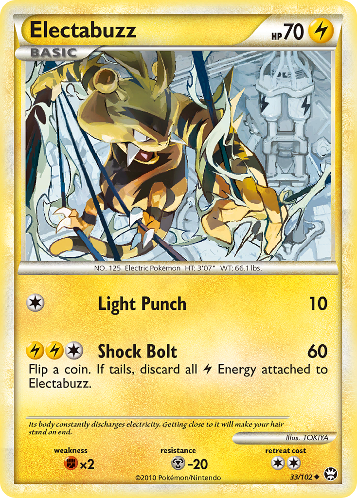 Electabuzz (33/102) [HeartGold & SoulSilver: Triumphant] | I Want That Stuff Brandon