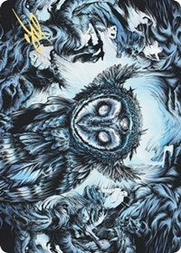 Vega, the Watcher Art Card (Gold-Stamped Signature) [Kaldheim Art Series] | I Want That Stuff Brandon