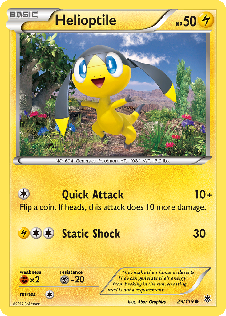 Helioptile (29/119) [XY: Phantom Forces] | I Want That Stuff Brandon