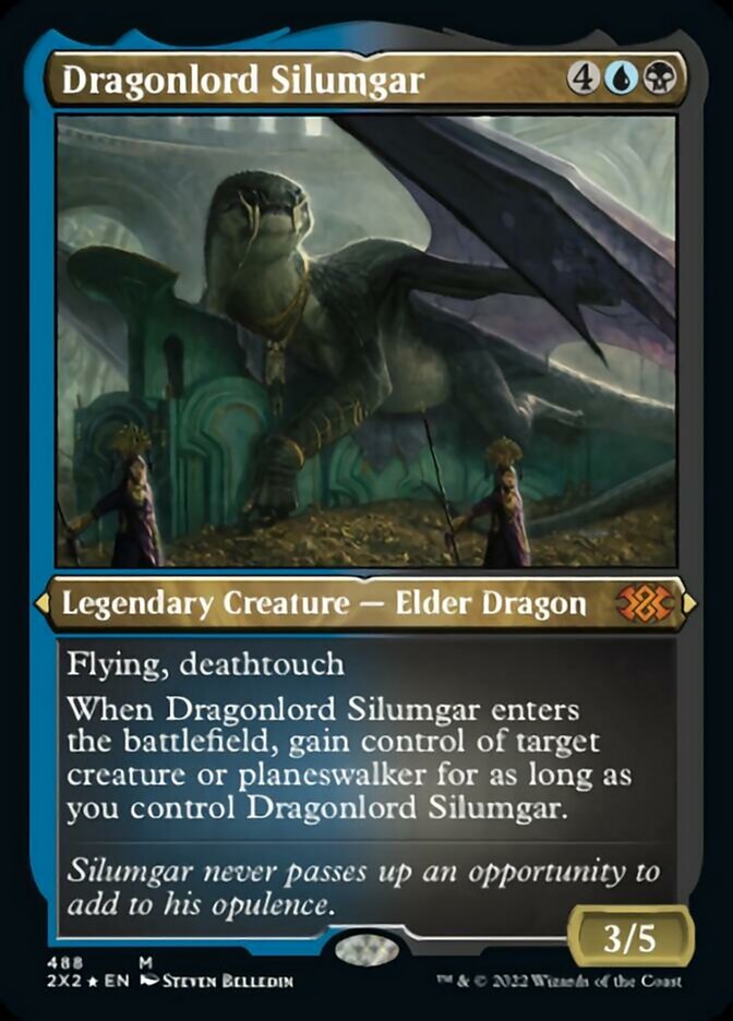 Dragonlord Silumgar (Foil Etched) [Double Masters 2022] | I Want That Stuff Brandon