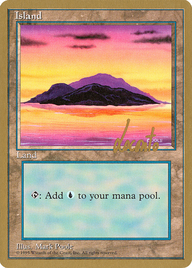 Island (ml368) (Michael Loconto) [Pro Tour Collector Set] | I Want That Stuff Brandon