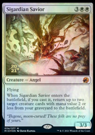 Sigardian Savior [Innistrad: Midnight Hunt Prerelease Promos] | I Want That Stuff Brandon