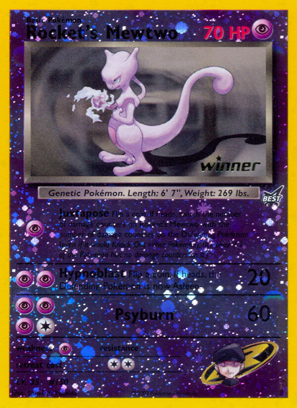 Rocket's Mewtwo (8) (Winner) [Best of Promos] | I Want That Stuff Brandon