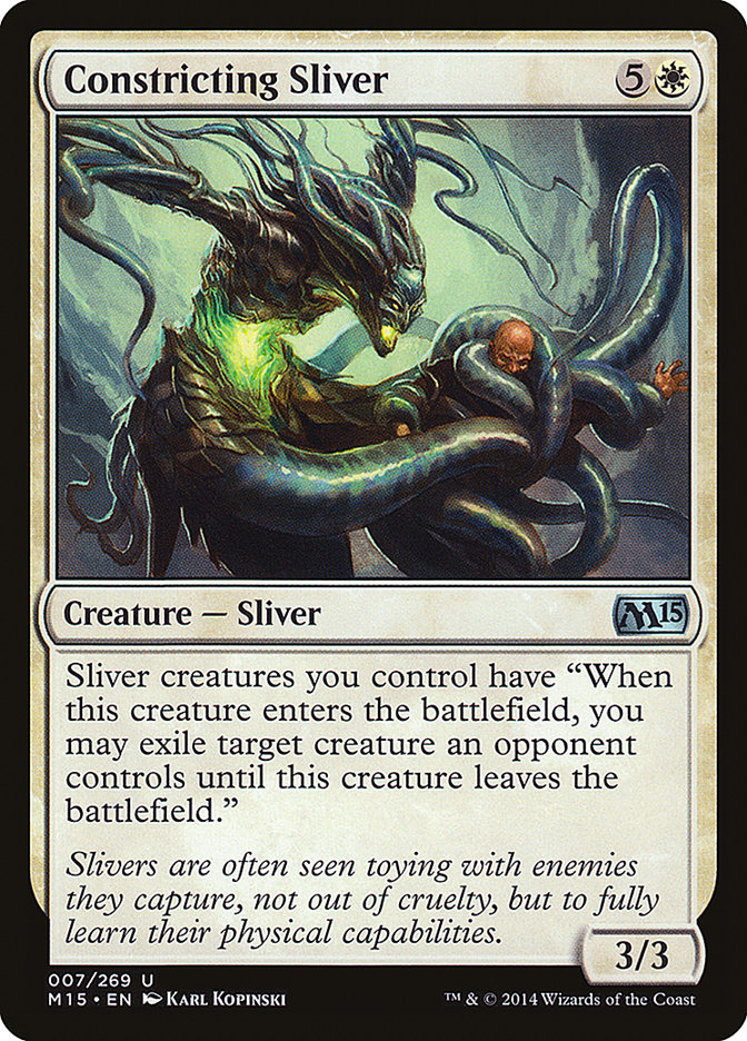 Constricting Sliver [Magic 2015] | I Want That Stuff Brandon