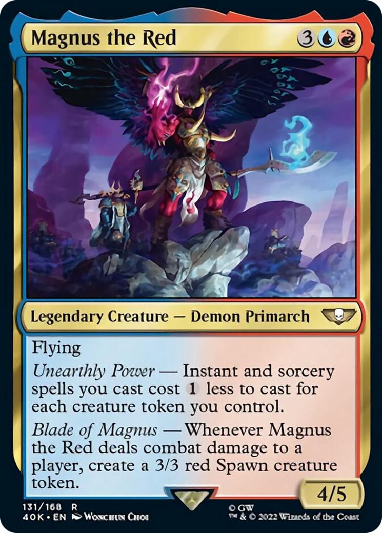 Magnus the Red (Surge Foil) [Warhammer 40,000] | I Want That Stuff Brandon