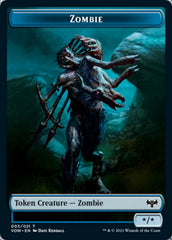 Blood // Zombie (005) Double-Sided Token [Innistrad: Crimson Vow Tokens] | I Want That Stuff Brandon