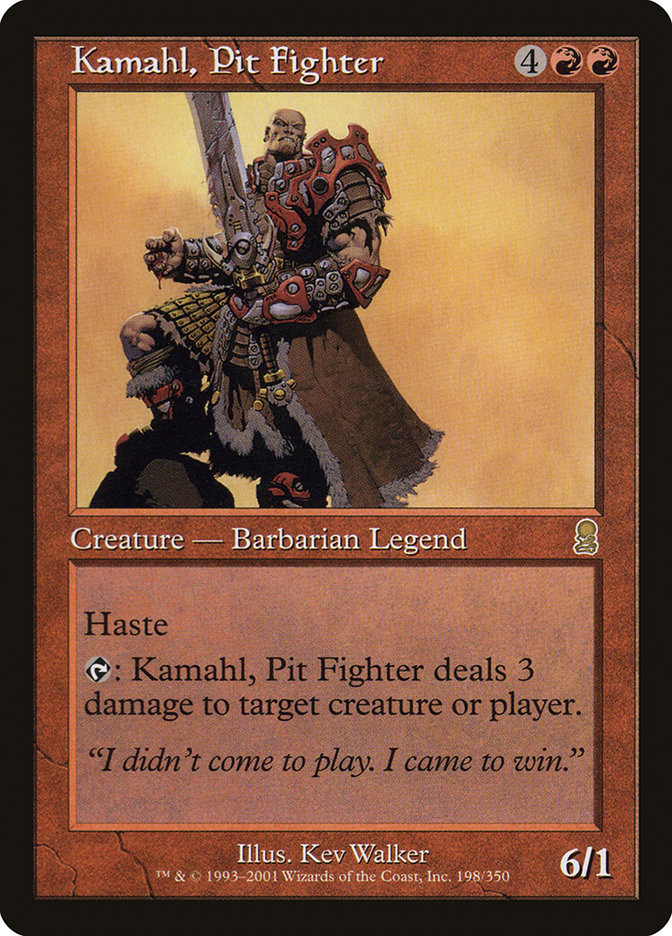 Kamahl, Pit Fighter [Odyssey] | I Want That Stuff Brandon
