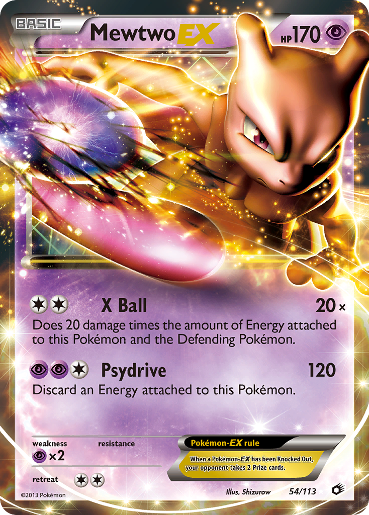 Mewtwo EX (54/113) [Black & White: Legendary Treasures] | I Want That Stuff Brandon