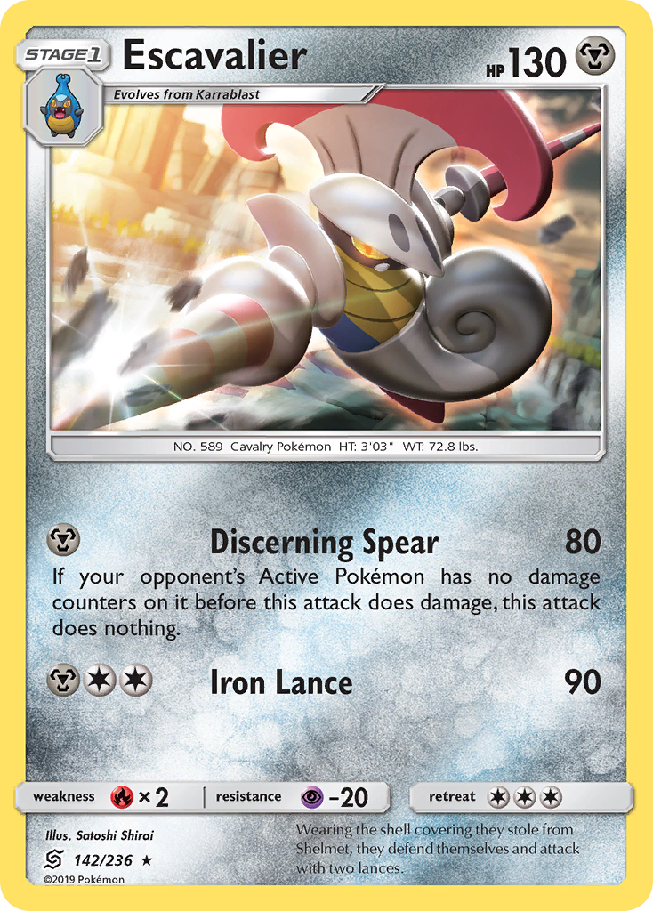 Escavalier (142/236) [Sun & Moon: Unified Minds] | I Want That Stuff Brandon