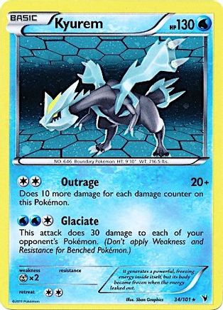 Kyurem (34/101) (Cosmos Holo) [Black & White: Noble Victories] | I Want That Stuff Brandon