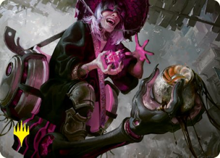 Undercity Scrounger Art Card (Gold-Stamped Signature) [Kamigawa: Neon Dynasty Art Series] | I Want That Stuff Brandon