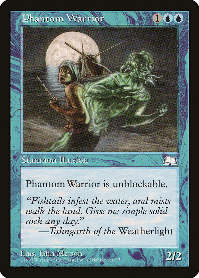 Phantom Warrior [Weatherlight] | I Want That Stuff Brandon