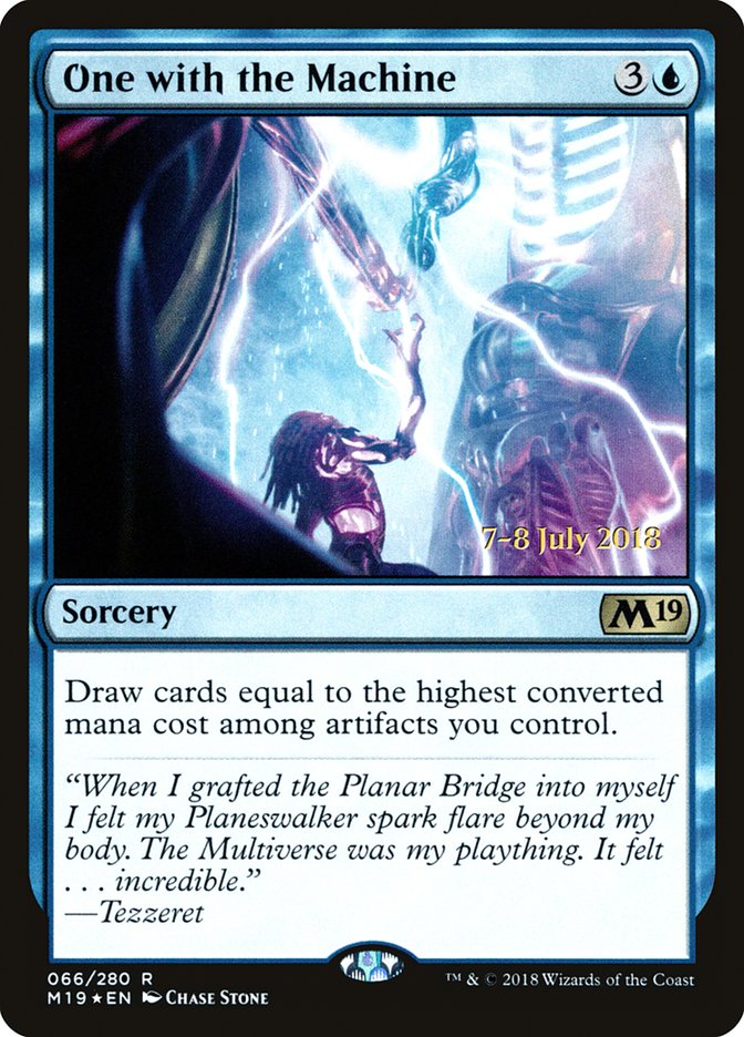 One with the Machine [Core Set 2019 Prerelease Promos] | I Want That Stuff Brandon