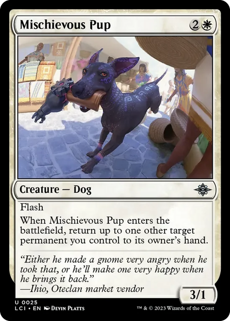 Mischievous Pup [The Lost Caverns of Ixalan] | I Want That Stuff Brandon