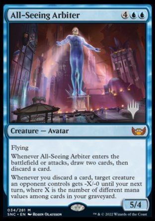 All-Seeing Arbiter (Promo Pack) [Streets of New Capenna Promos] | I Want That Stuff Brandon