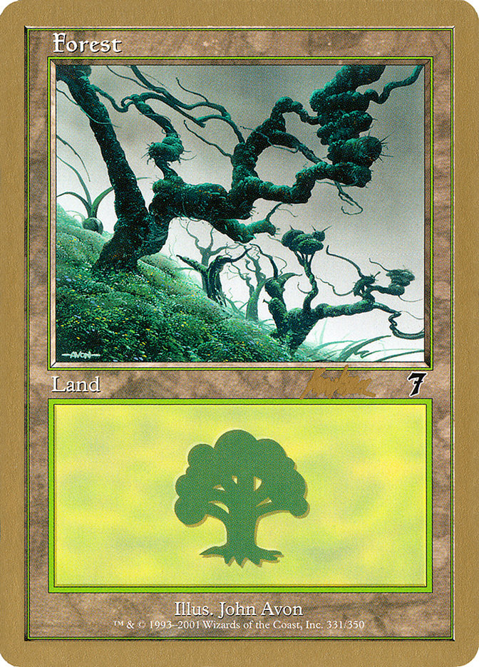 Forest (bk331) (Brian Kibler) [World Championship Decks 2002] | I Want That Stuff Brandon