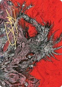Varragoth, Bloodsky Sire Art Card (Gold-Stamped Signature) [Kaldheim Art Series] | I Want That Stuff Brandon
