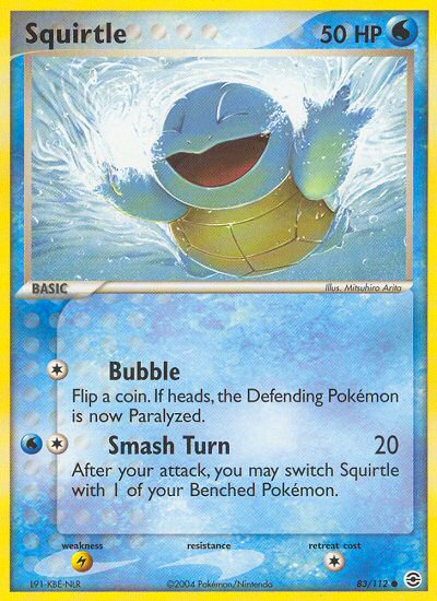 Squirtle (83/112) [EX: FireRed & LeafGreen] | I Want That Stuff Brandon