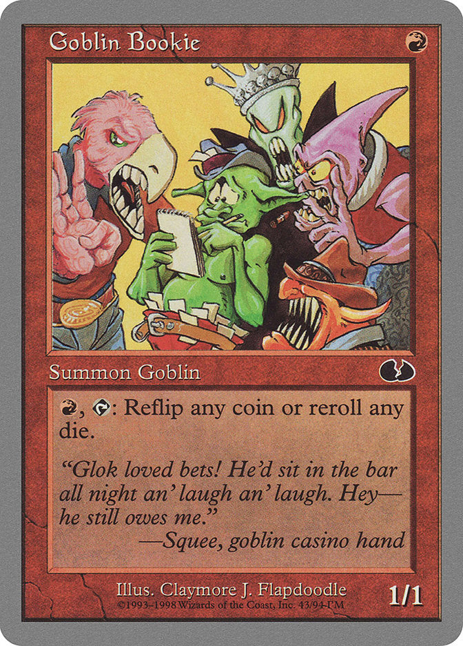 Goblin Bookie [Unglued] | I Want That Stuff Brandon