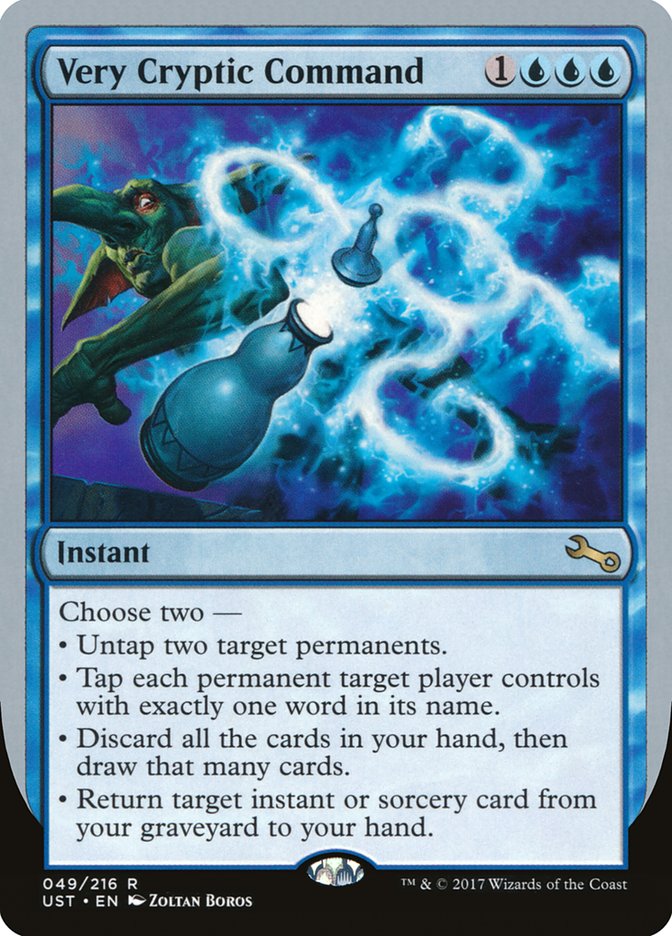 Very Cryptic Command (Untap) [Unstable] | I Want That Stuff Brandon