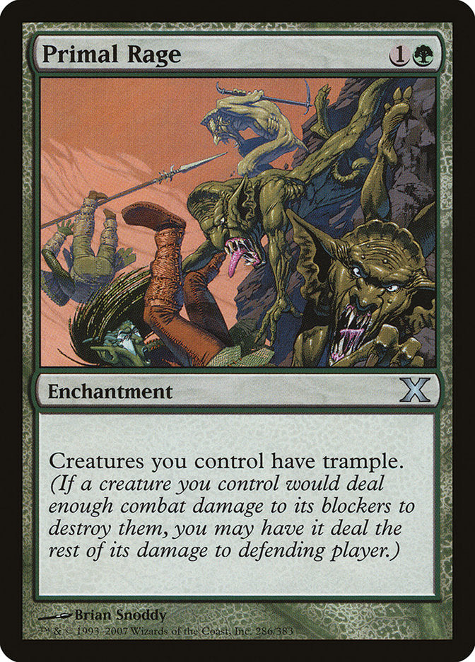 Primal Rage [Tenth Edition] | I Want That Stuff Brandon