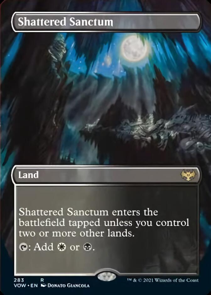 Shattered Sanctum (Borderless Alternate Art) [Innistrad: Crimson Vow] | I Want That Stuff Brandon