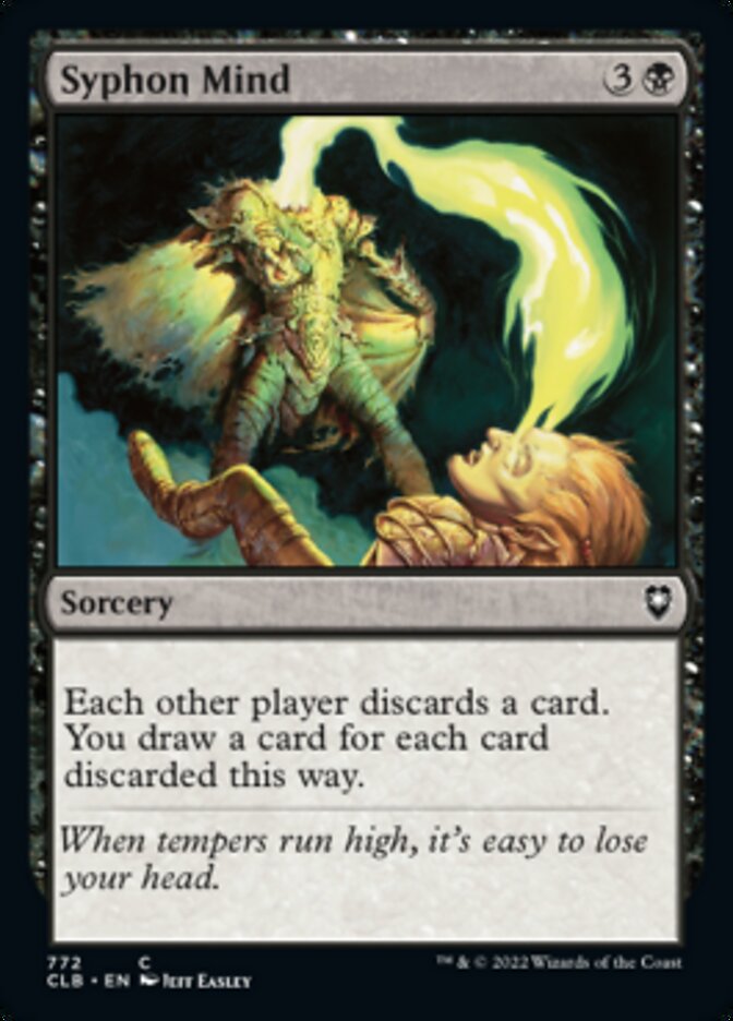 Syphon Mind [Commander Legends: Battle for Baldur's Gate] | I Want That Stuff Brandon