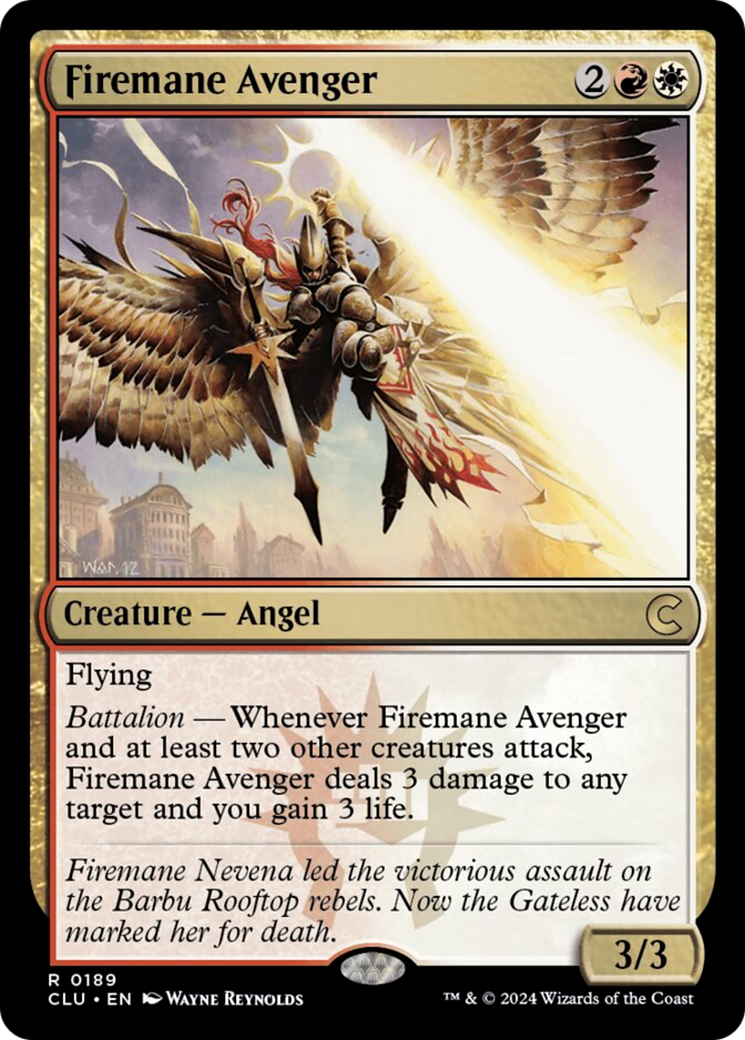 Firemane Avenger [Ravnica: Clue Edition] | I Want That Stuff Brandon