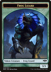 Ooze // Frog Lizard Double-Sided Token [Ravnica Allegiance Guild Kit Tokens] | I Want That Stuff Brandon