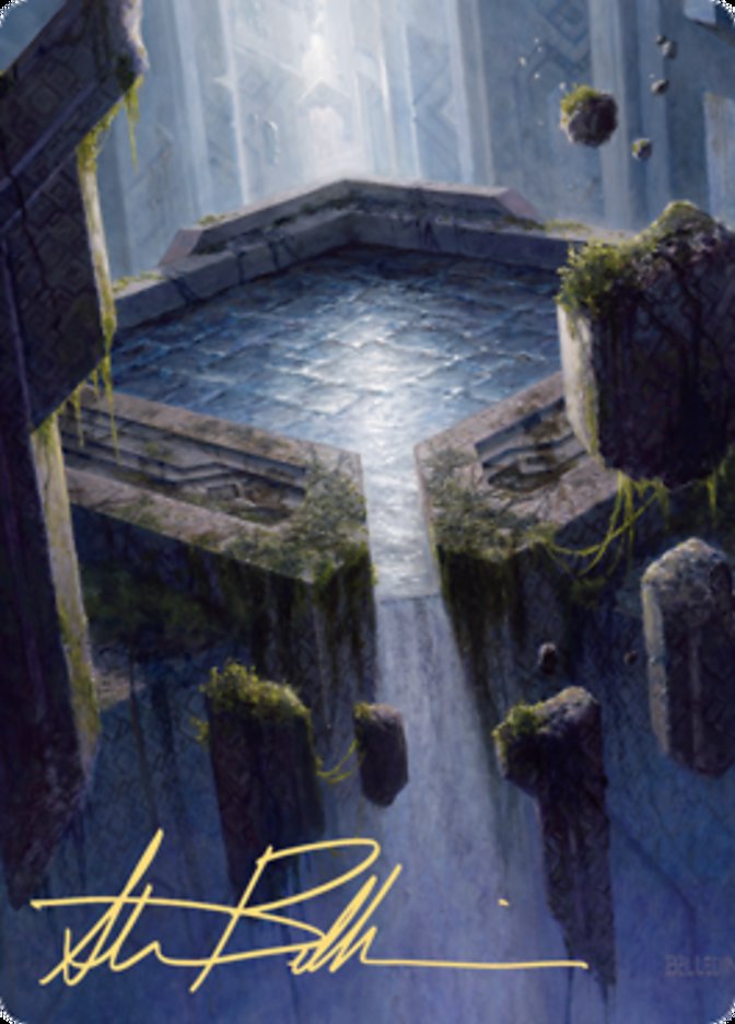 Morphic Pool Art Card (Gold-Stamped Signature) [Zendikar Rising Art Series] | I Want That Stuff Brandon