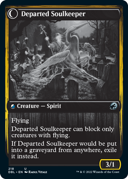 Devoted Grafkeeper // Departed Soulkeeper [Innistrad: Double Feature] | I Want That Stuff Brandon