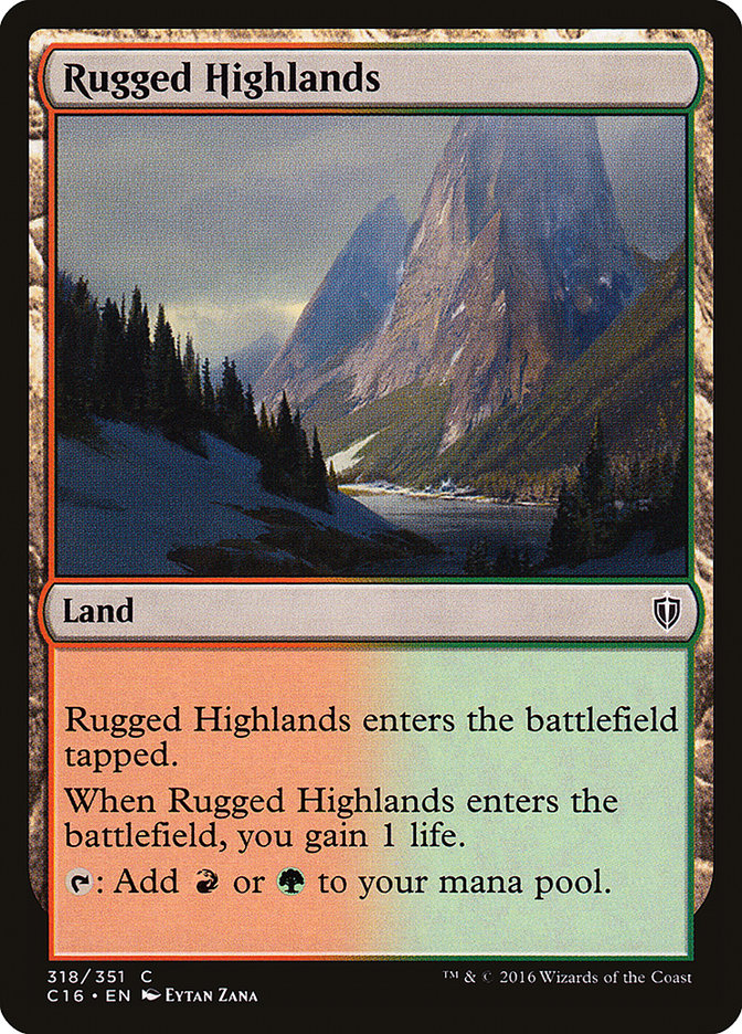 Rugged Highlands [Commander 2016] | I Want That Stuff Brandon