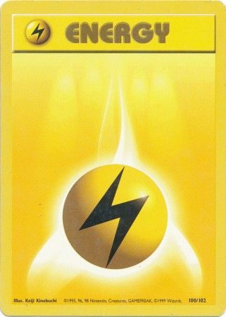 Lightning Energy (100/102) [Base Set Unlimited] | I Want That Stuff Brandon