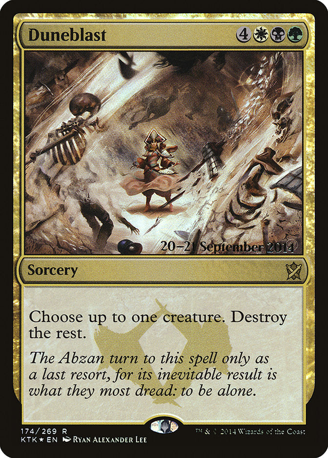 Duneblast [Khans of Tarkir Prerelease Promos] | I Want That Stuff Brandon