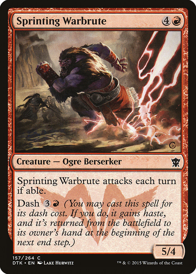 Sprinting Warbrute [Dragons of Tarkir] | I Want That Stuff Brandon