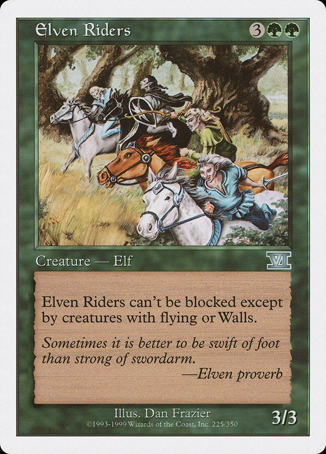 Elven Riders [Classic Sixth Edition] | I Want That Stuff Brandon