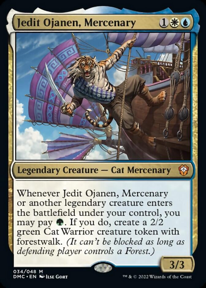 Jedit Ojanen, Mercenary [Dominaria United Commander] | I Want That Stuff Brandon