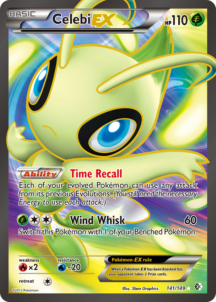 Celebi EX (141/149) [Black & White: Boundaries Crossed] | I Want That Stuff Brandon