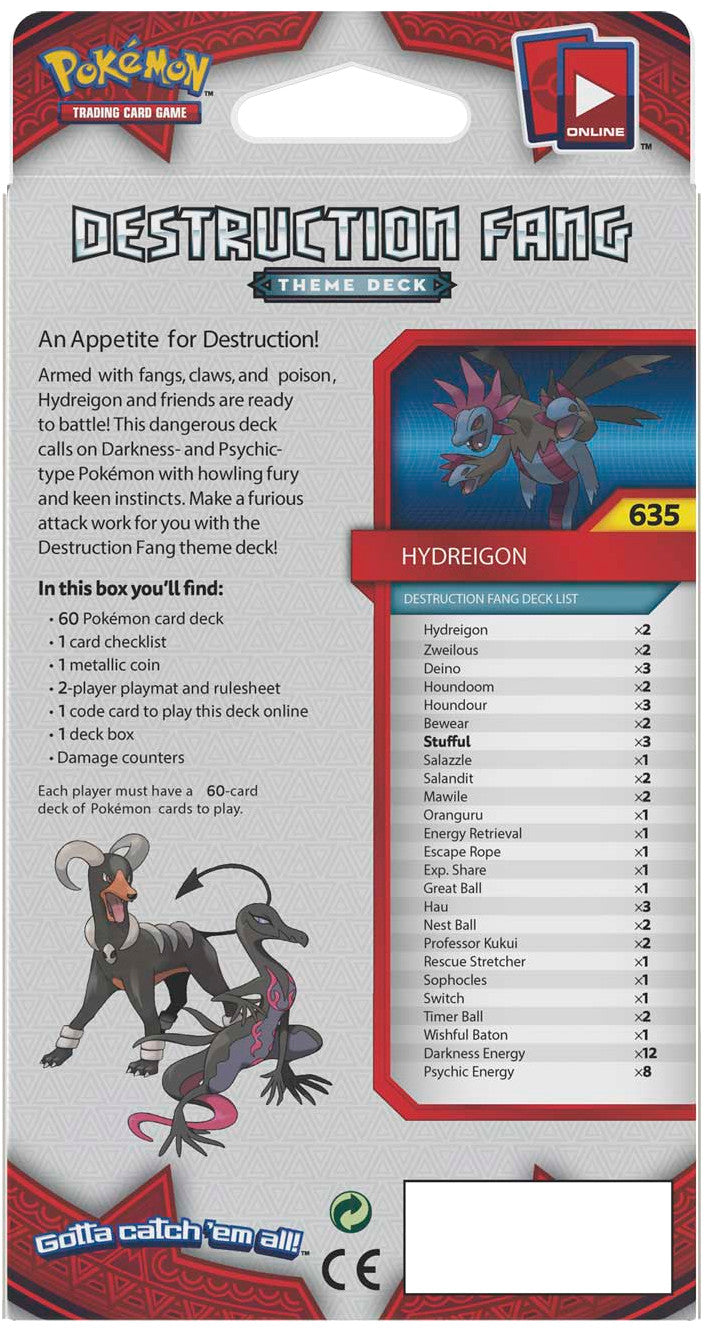 Sun & Moon: Crimson Invasion - Theme Deck (Destruction Fang) | I Want That Stuff Brandon