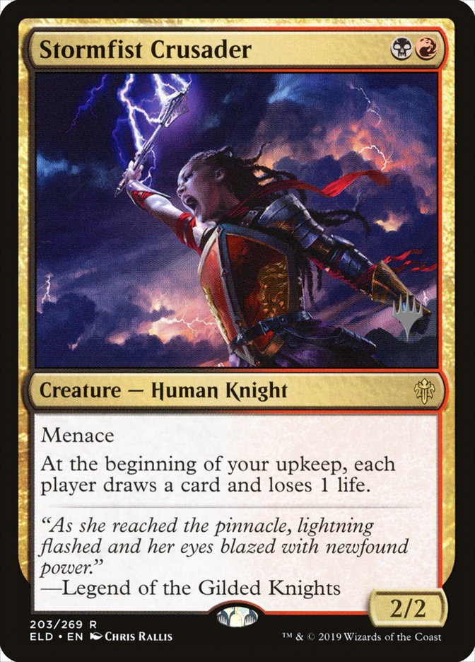 Stormfist Crusader (Promo Pack) [Throne of Eldraine Promos] | I Want That Stuff Brandon