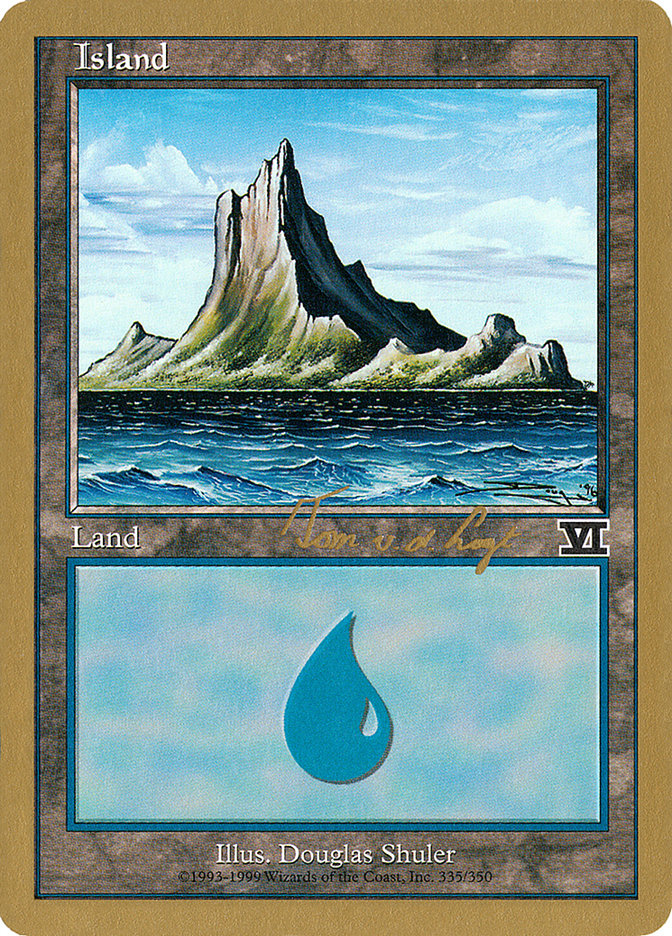 Island (tvdl335) (Tom van de Logt) [World Championship Decks 2000] | I Want That Stuff Brandon