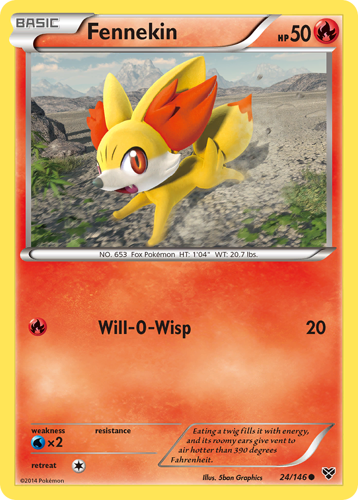 Fennekin (24/146) [XY: Base Set] | I Want That Stuff Brandon