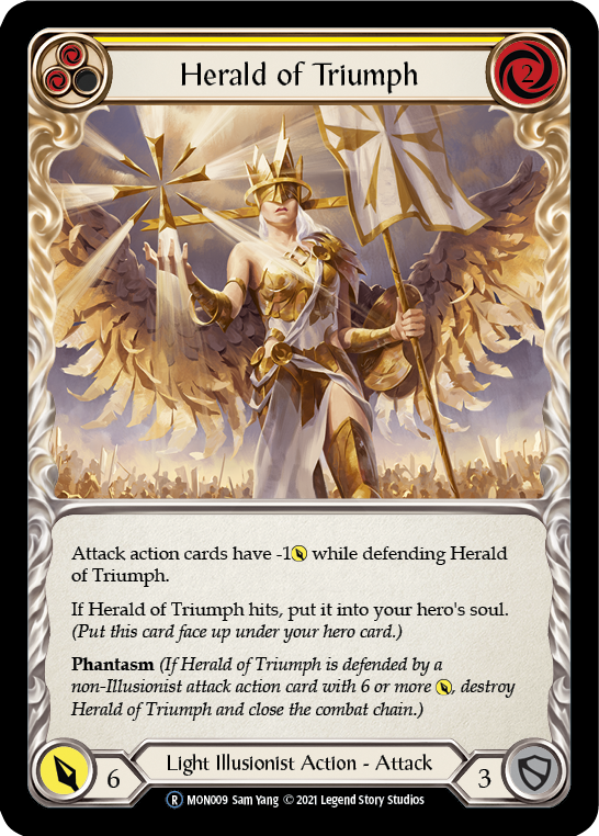 Herald of Triumph (Yellow) [U-MON009] Unlimited Edition Normal | I Want That Stuff Brandon