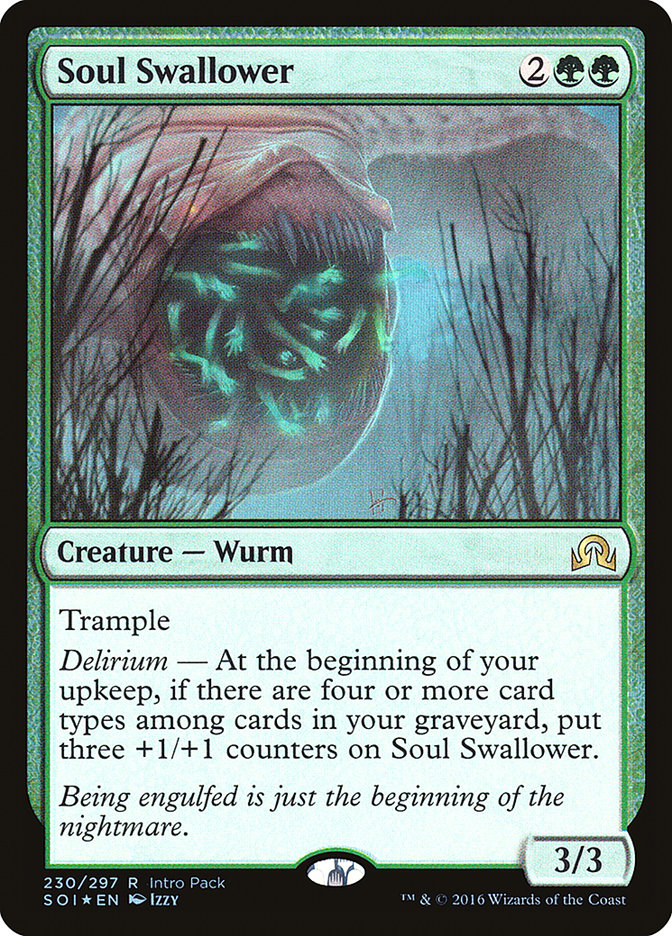 Soul Swallower (Intro Pack) [Shadows over Innistrad Promos] | I Want That Stuff Brandon
