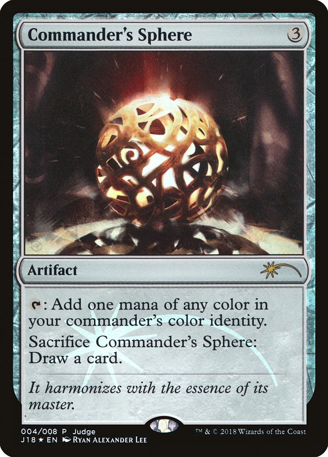 Commander's Sphere [Judge Gift Cards 2018] | I Want That Stuff Brandon